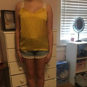 Yellow Blouse Tank Top
